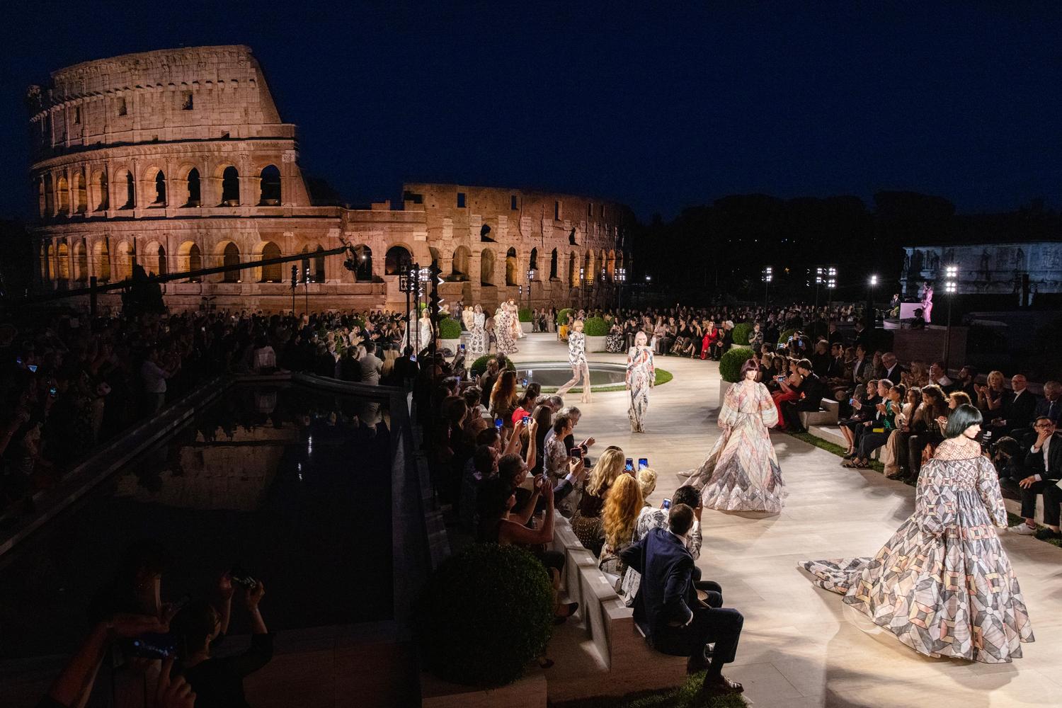 Fendi temple venus engagement