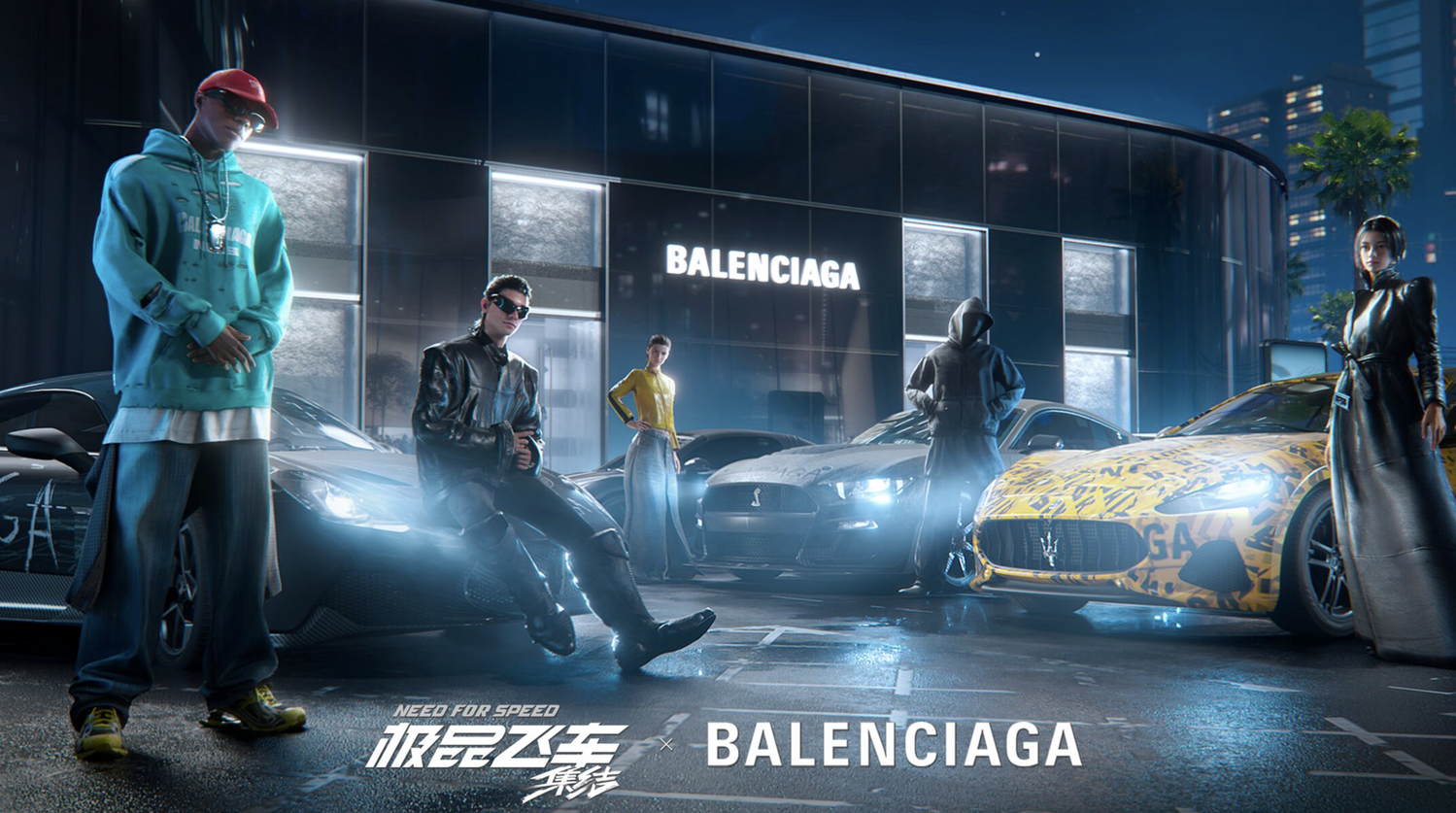 balenciaga need for speed jeu gaming