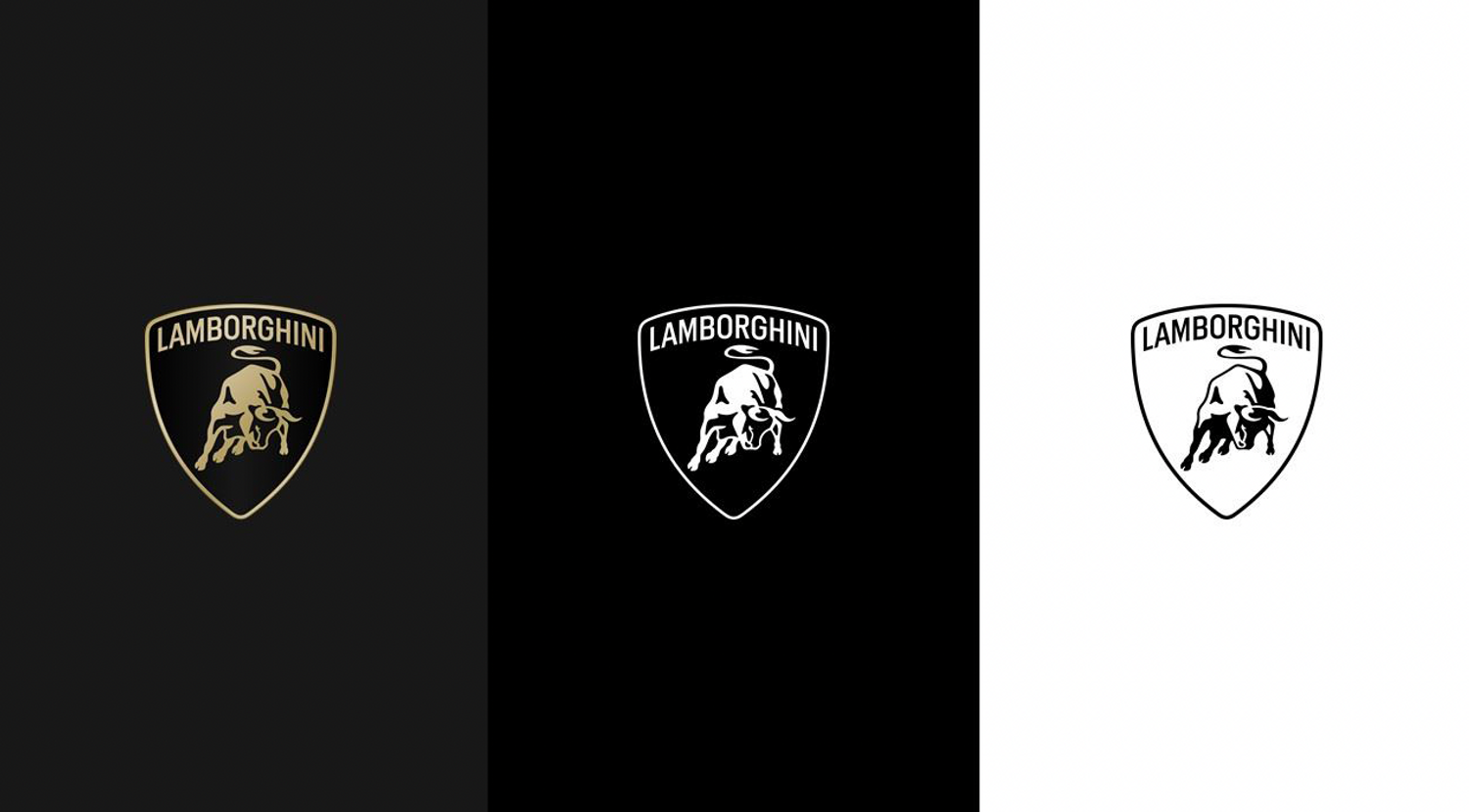 nouveau logo officiel de lamborghini 2024