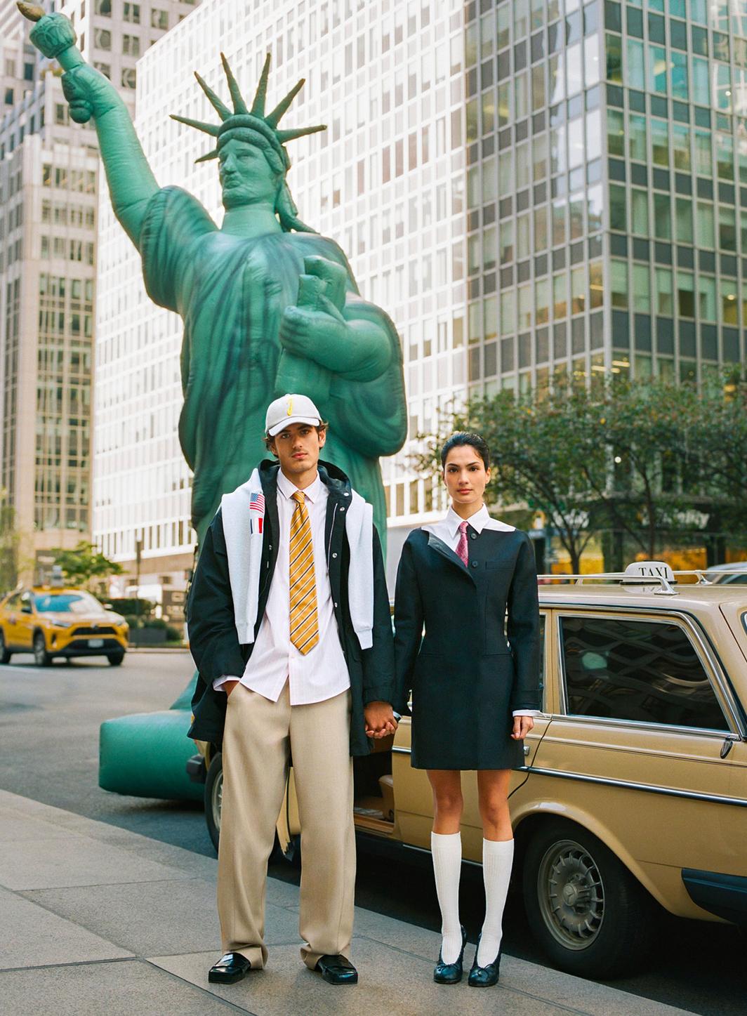 Ticket d’or et petit déjeuner : Jacquemus inaugure sa première boutique à New York