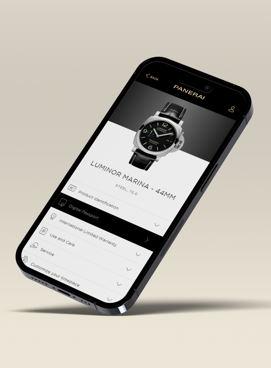 Panerai équipe ses montres d'un passeport digital.