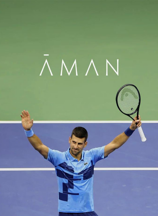 Novak Djokovic devient conseiller mondial en bien-être pour le groupe hôtelier Aman