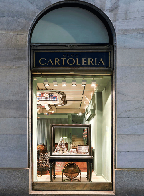 Gucci ouvre une papeterie, la "Gucci Cartoleria".