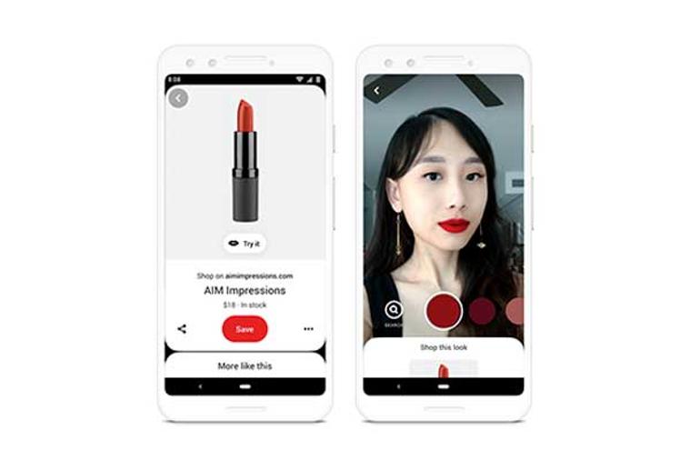 Les marques de Beauté testent la réalité augmentée sur Pinterest.