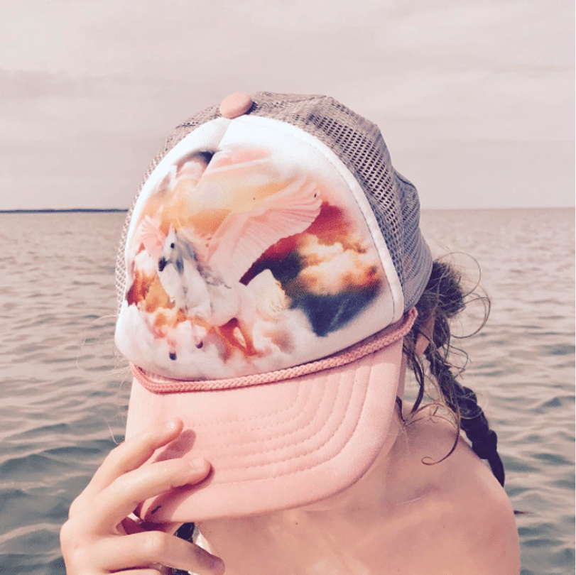 casquette unicorna stella mccartney