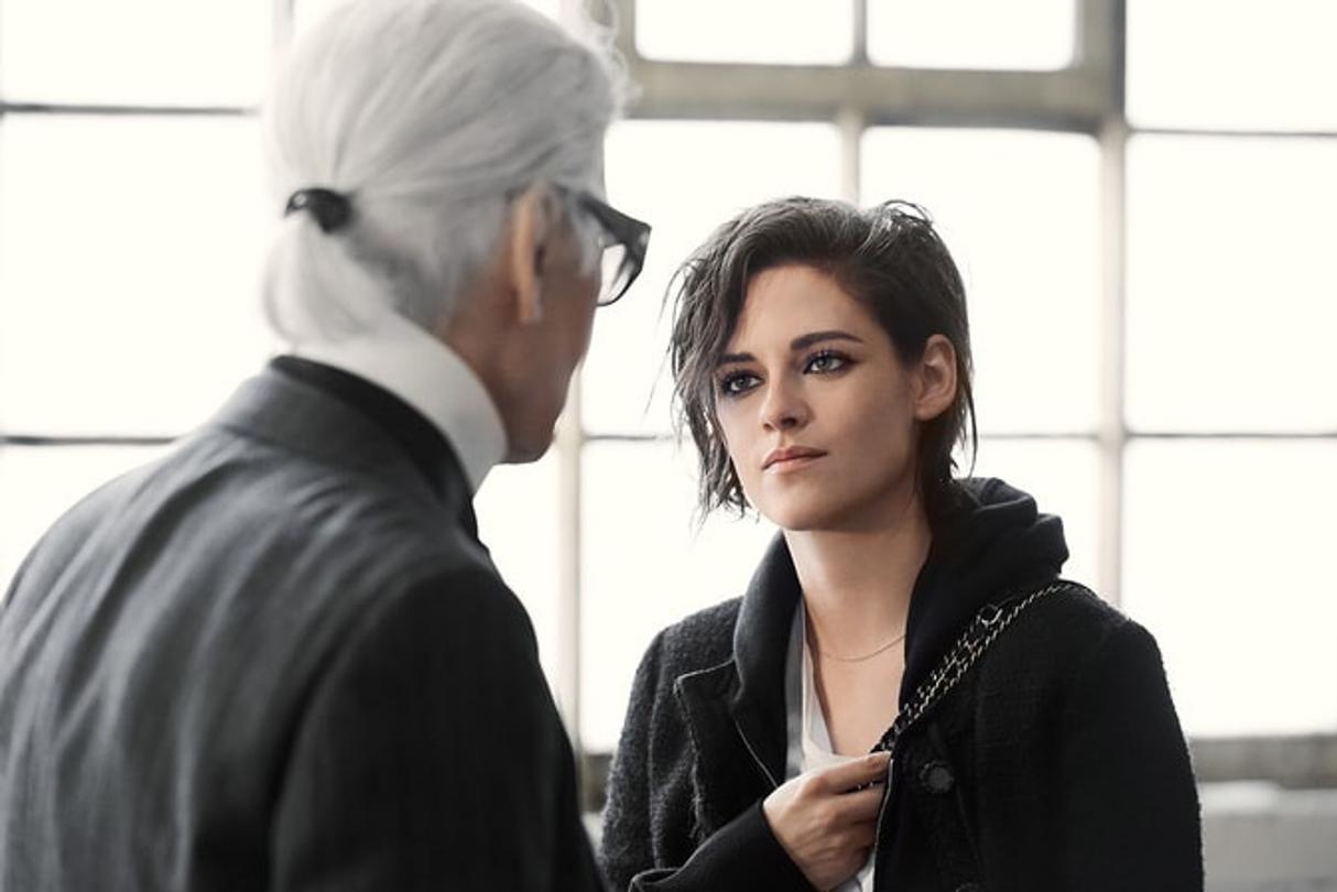 Kristen Stewart et Karl Lagerfled