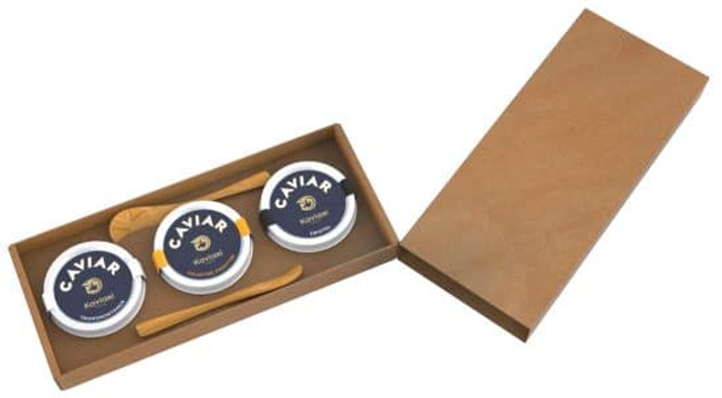 coffret caviar noel