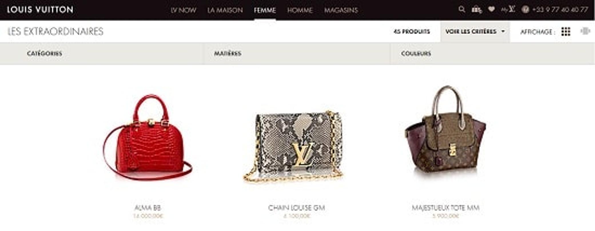 louis vuitton e commerce