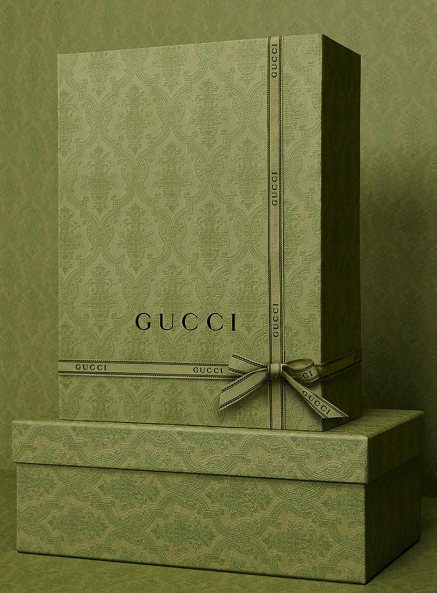 emballage luxe gucci ecoresponsable