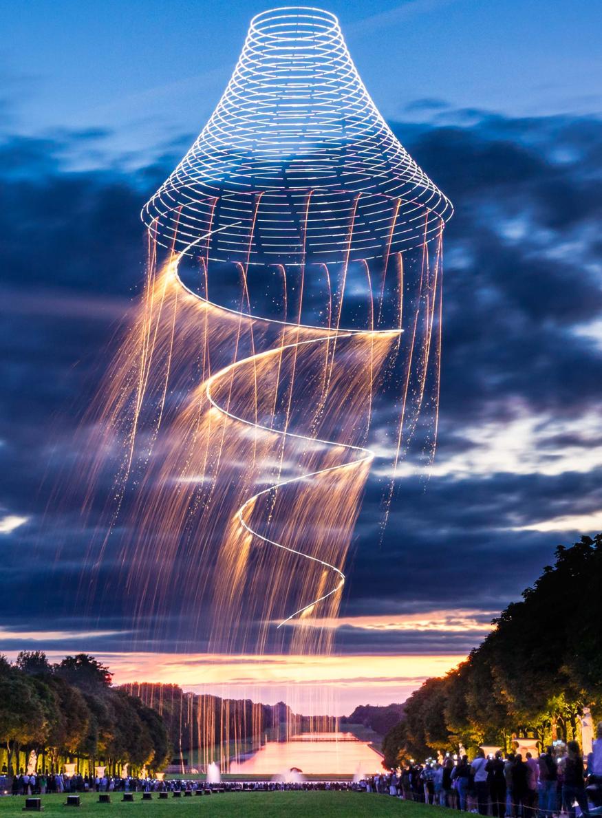 chateau de versailles magie des drones