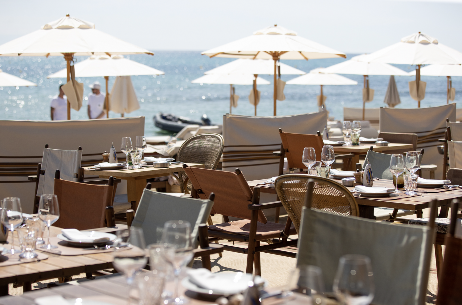 La Réserve à la plage beach club Loro Piana luxe